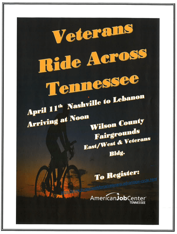 veterans cycle across